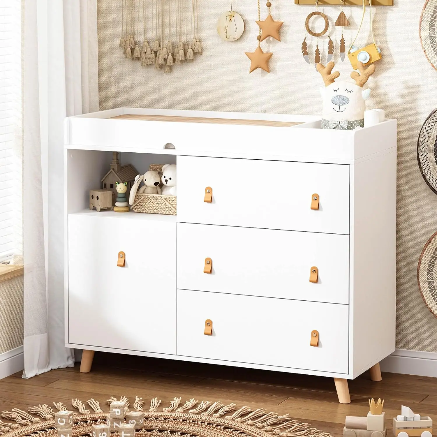 Baby Dresser Changing Table wi - Baby Nursery Chest Of Drawers 리뷰 및 가격