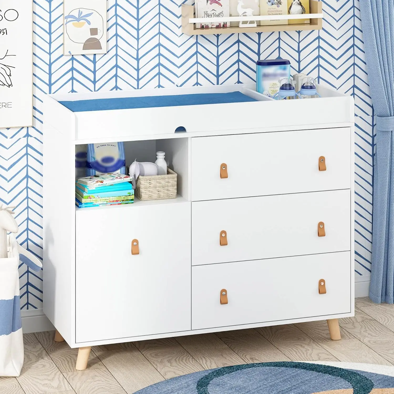 Baby Dresser Changing Table wi - Baby Nursery Chest Of Drawers 리뷰 및 가격