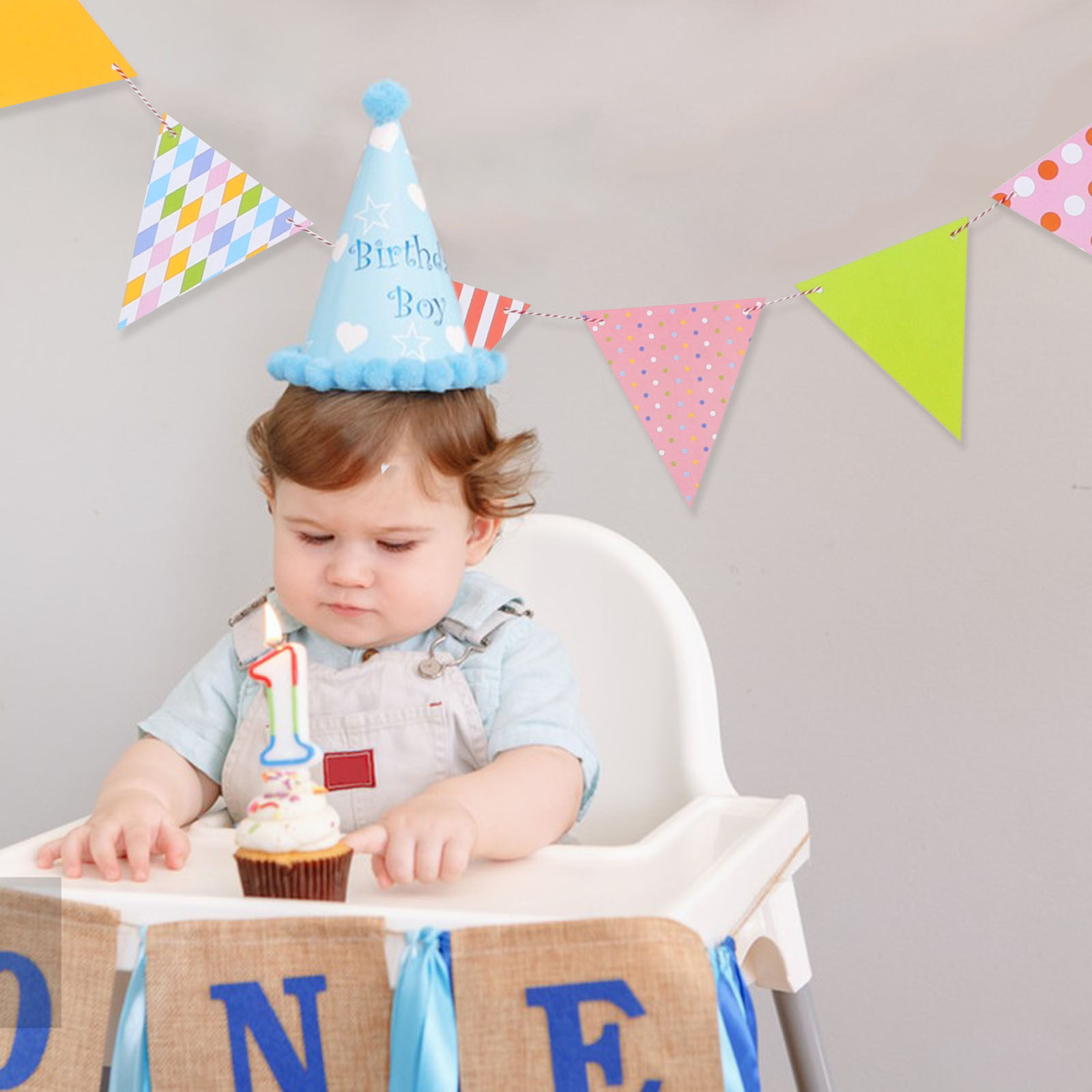 Colorful Triangle Paper Buntin - Baby Nursery Garland 리뷰 및 가격