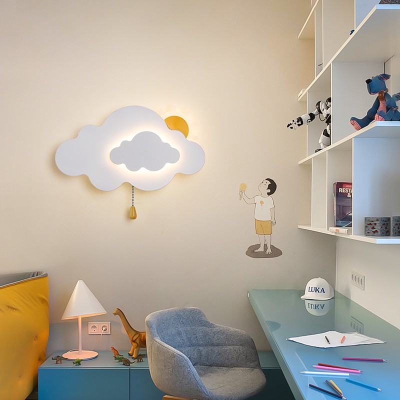 Cloud Wall Lamps Children's Ro - Baby Nursery Knobs 리뷰 및 가격