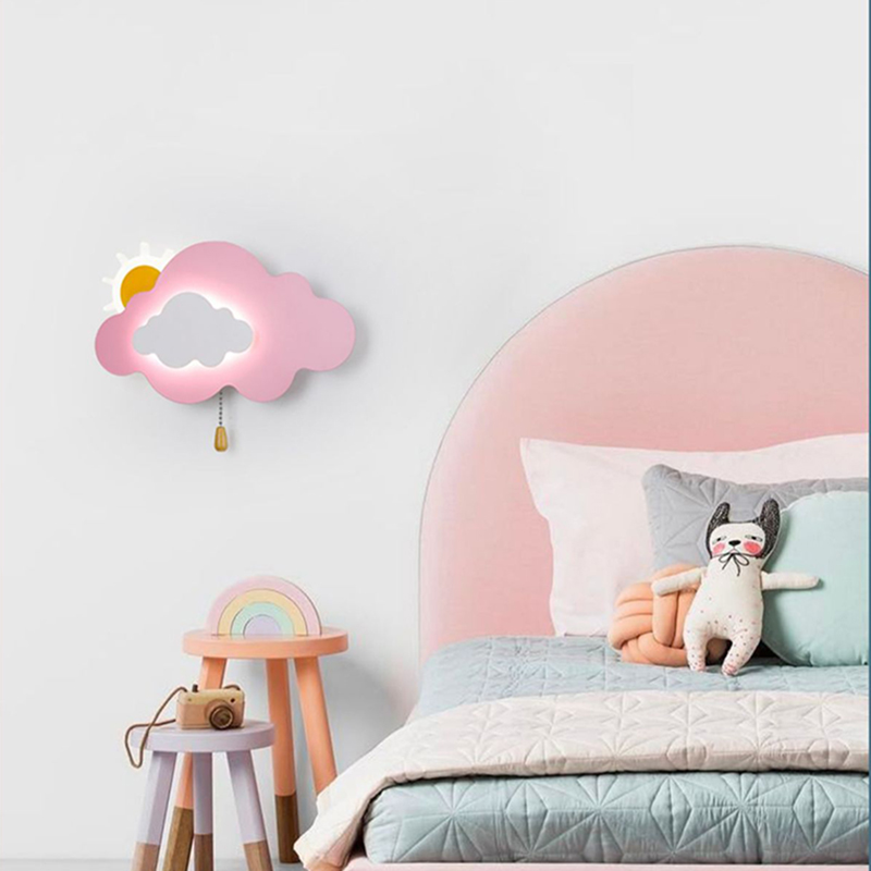 Cloud Wall Lamps Children's Ro - Baby Nursery Knobs 리뷰 및 가격