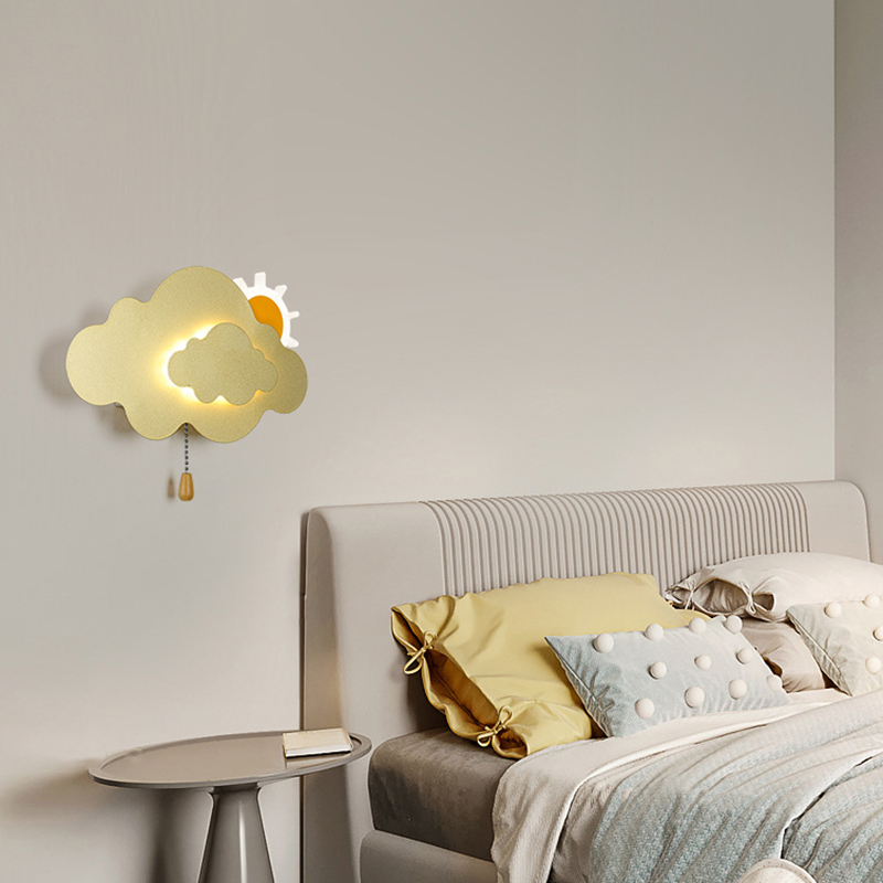 Cloud Wall Lamps Children's Ro - Baby Nursery Knobs 리뷰 및 가격