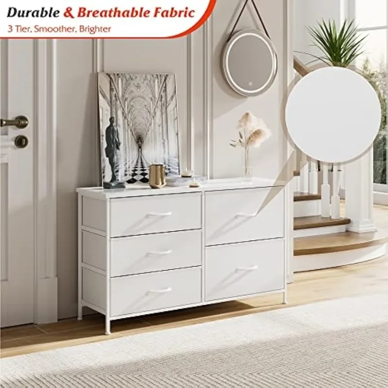 White Dresser for Bedroom with - Baby Nursery Chest Of Drawers 리뷰 및 가격