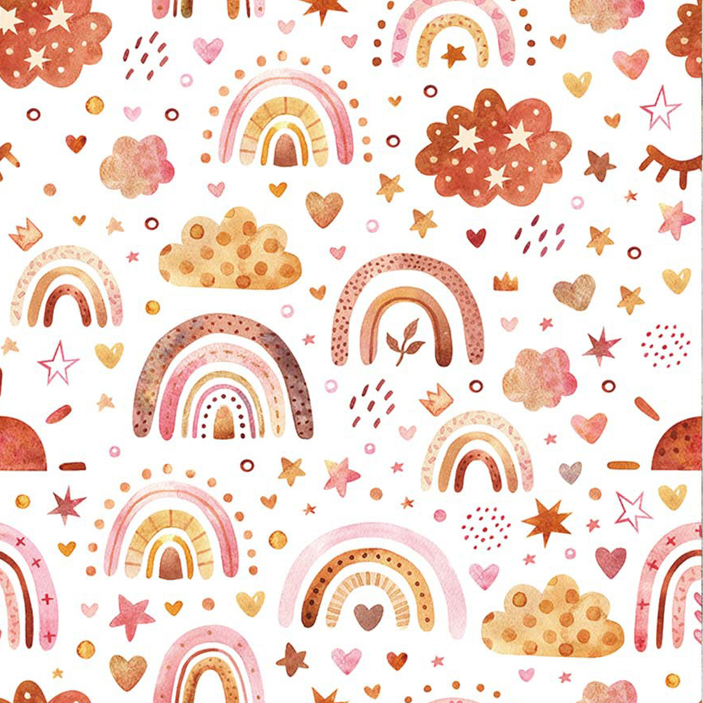 Rainbow Wallpaper Peel and Sti - Baby Nursery Peel And Stick Wallpaper 리뷰 및 가격
