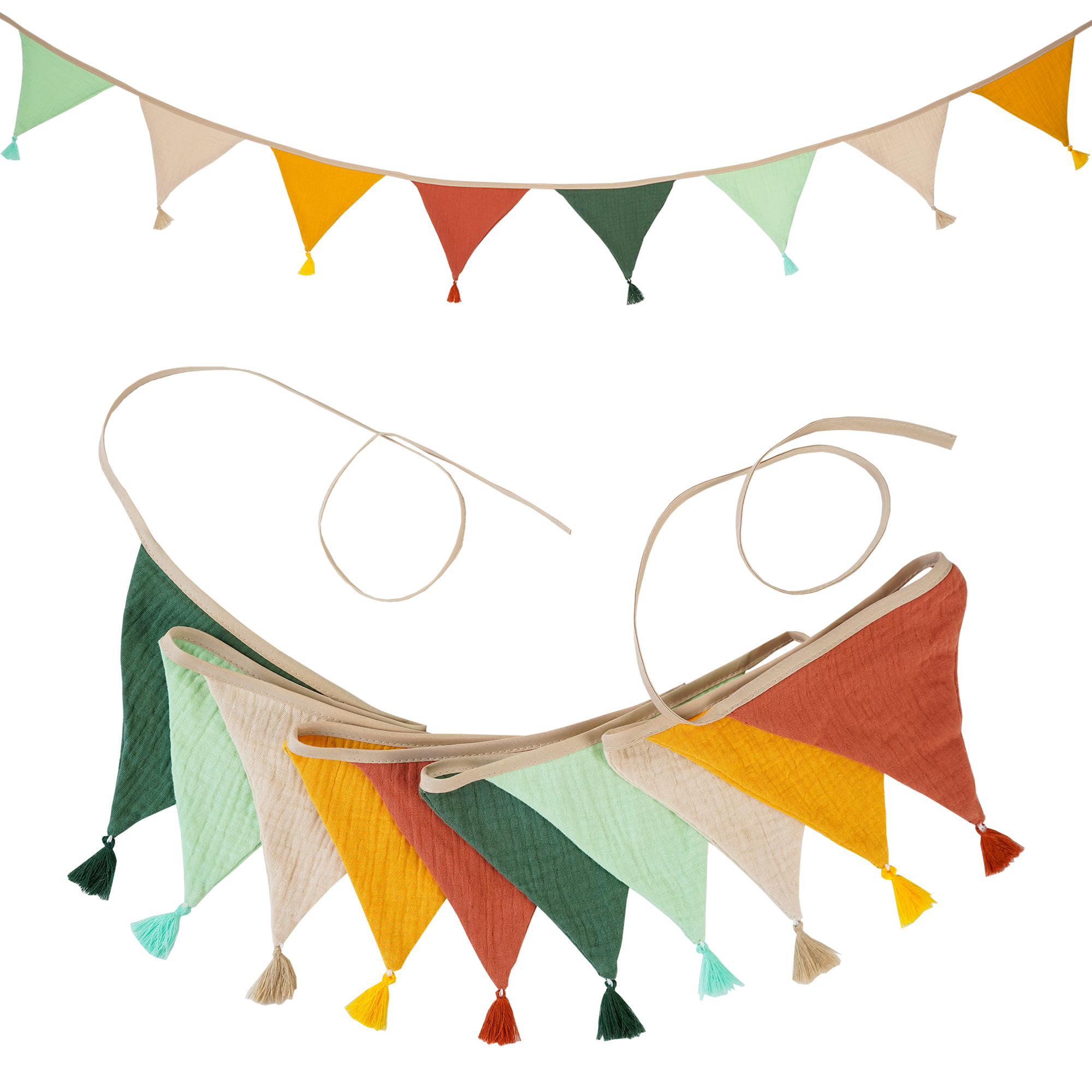 2.6M/8.5FT Nursery Fabric Bunt - Baby Nursery Garland 리뷰 및 가격