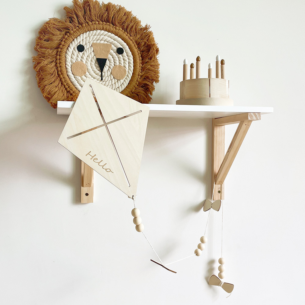 INS Nordic Wooden Kite Wall Or - Baby Nursery Things 리뷰 및 가격