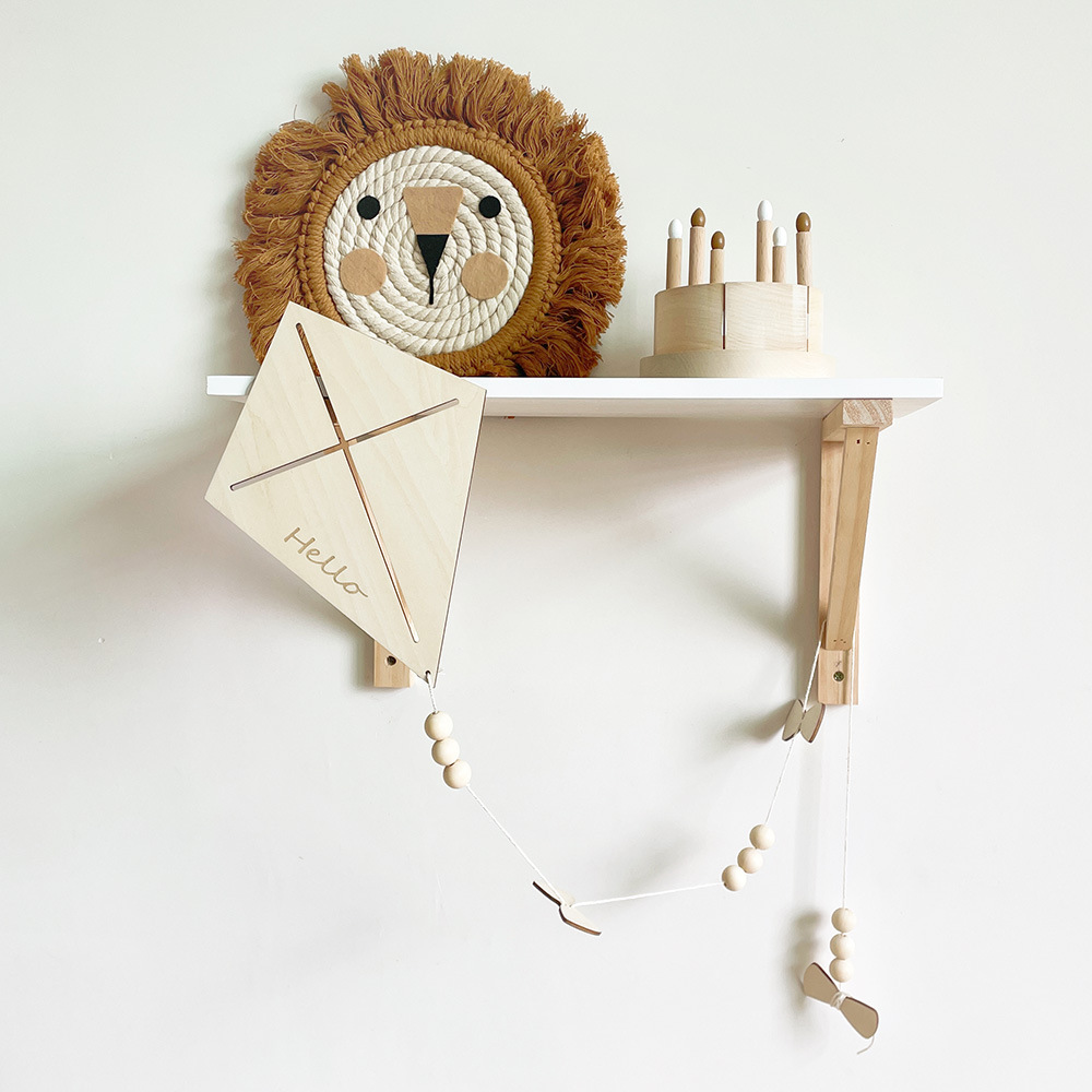 INS Nordic Wooden Kite Wall Or - Baby Nursery Things 리뷰 및 가격