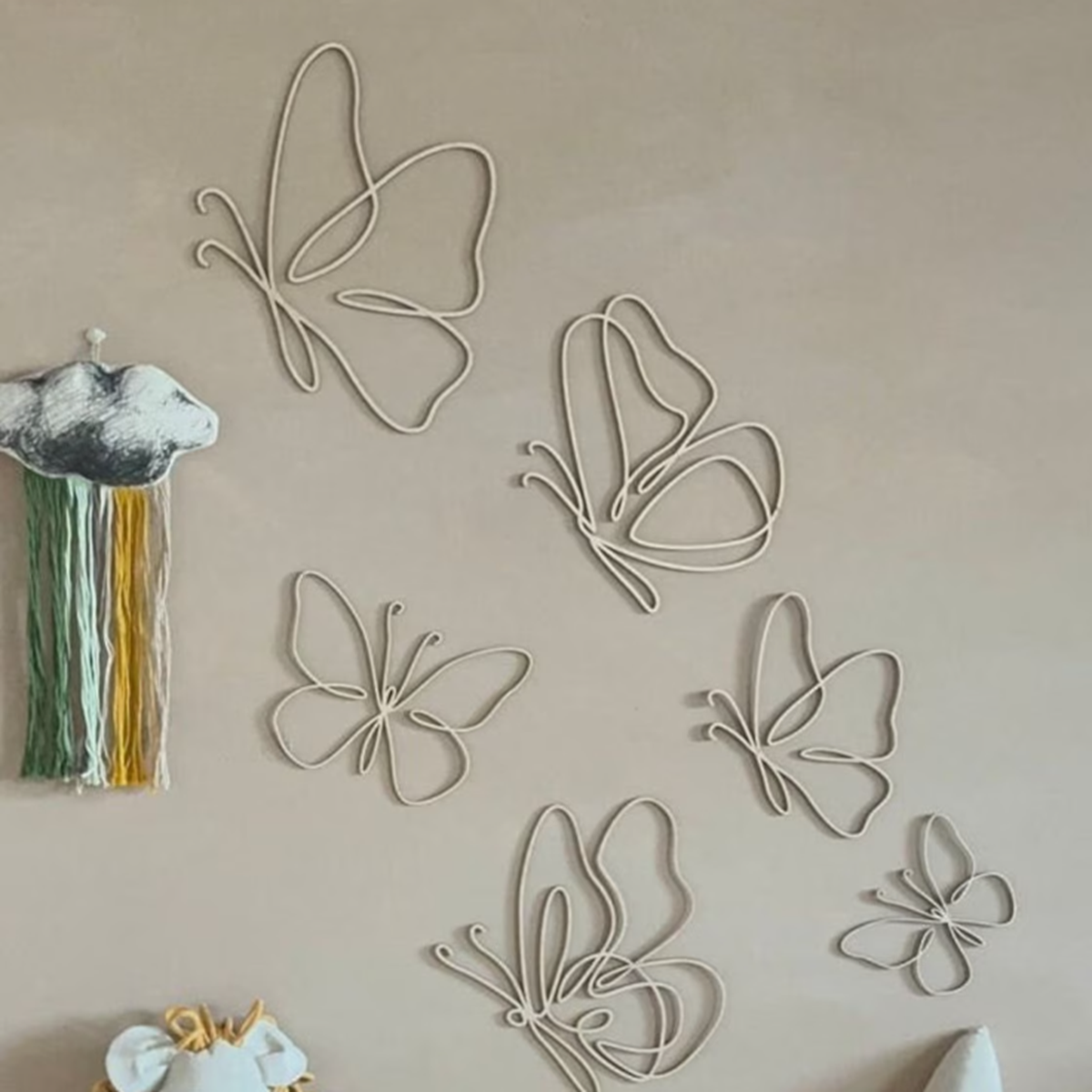 set of 6 Wooden Wall Butterfli - Baby Nursery Diy 리뷰 및 가격