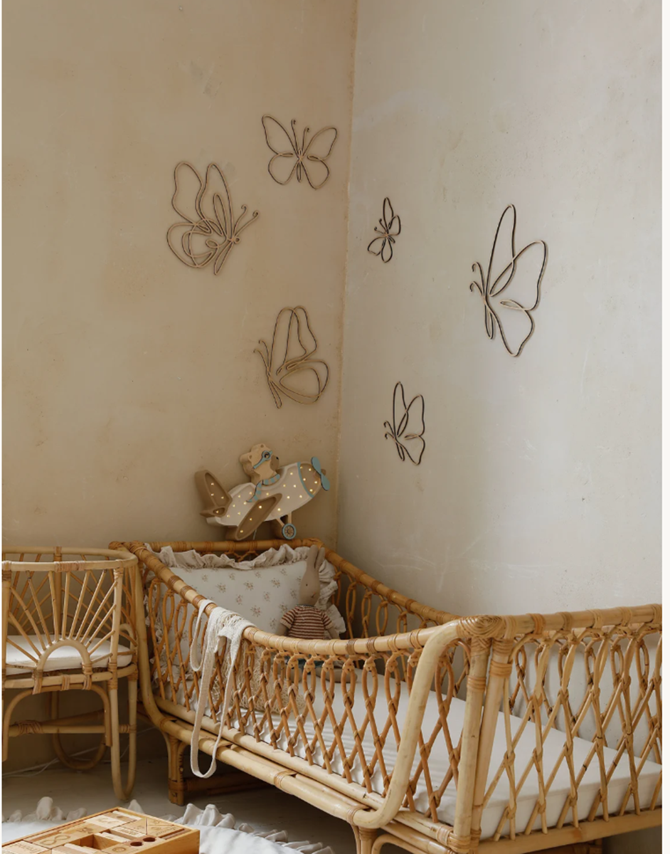 set of 6 Wooden Wall Butterfli - Baby Nursery Diy 리뷰 및 가격