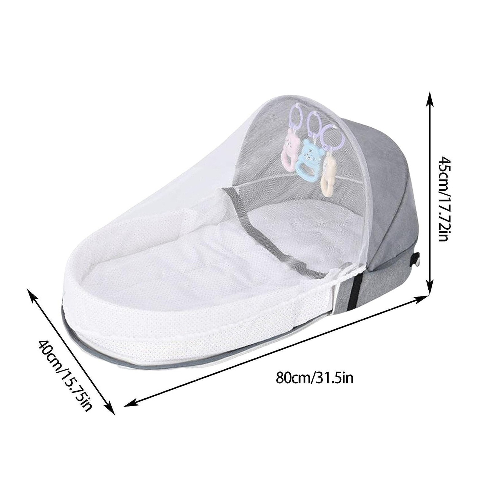 Baby Bed Folding Portable Baby - Baby Nursery Hamper 리뷰 및 가격