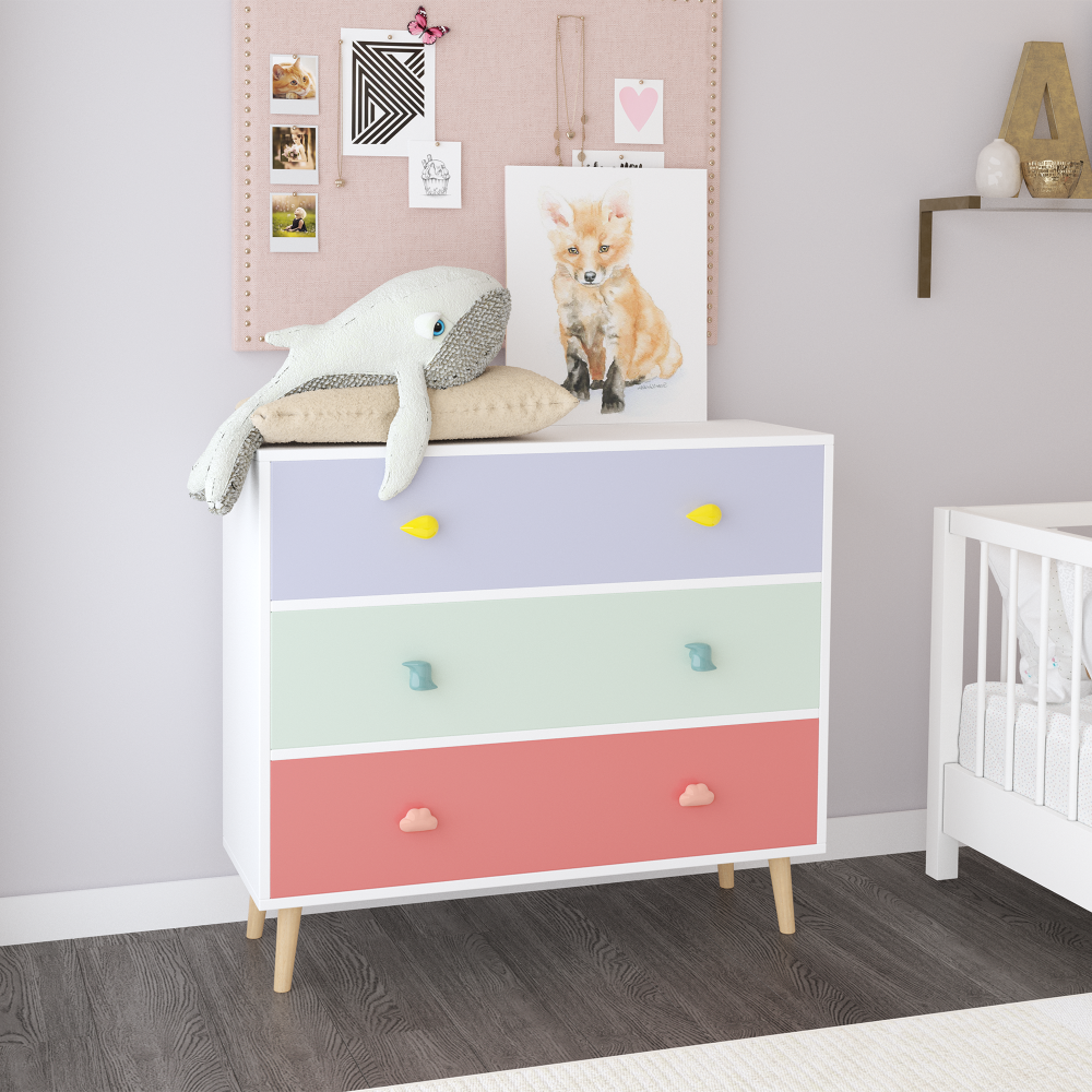 Kids 3-Drawer Dresser - Baby N - Baby Nursery And Co 리뷰 및 가격