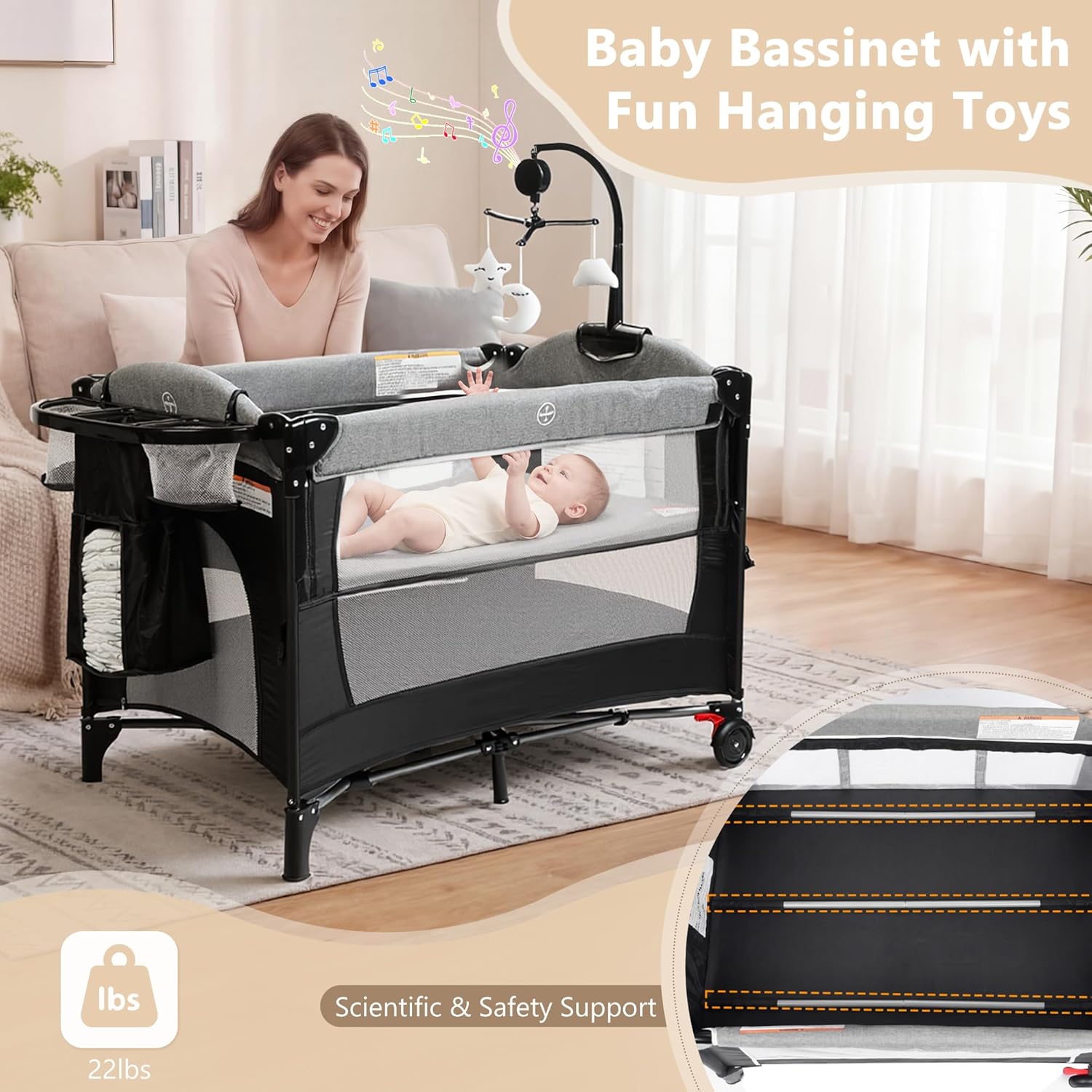 Kinder King 4 in 1 Portable Ba - Baby Nursery Hamper 리뷰 및 가격