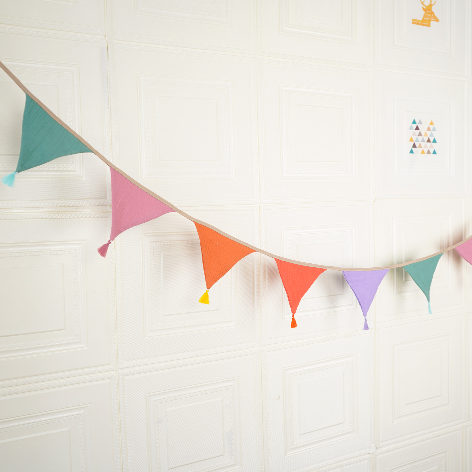 2.6M/8.5FT Nursery Candy Fabri - Baby Nursery Garland 리뷰 및 가격