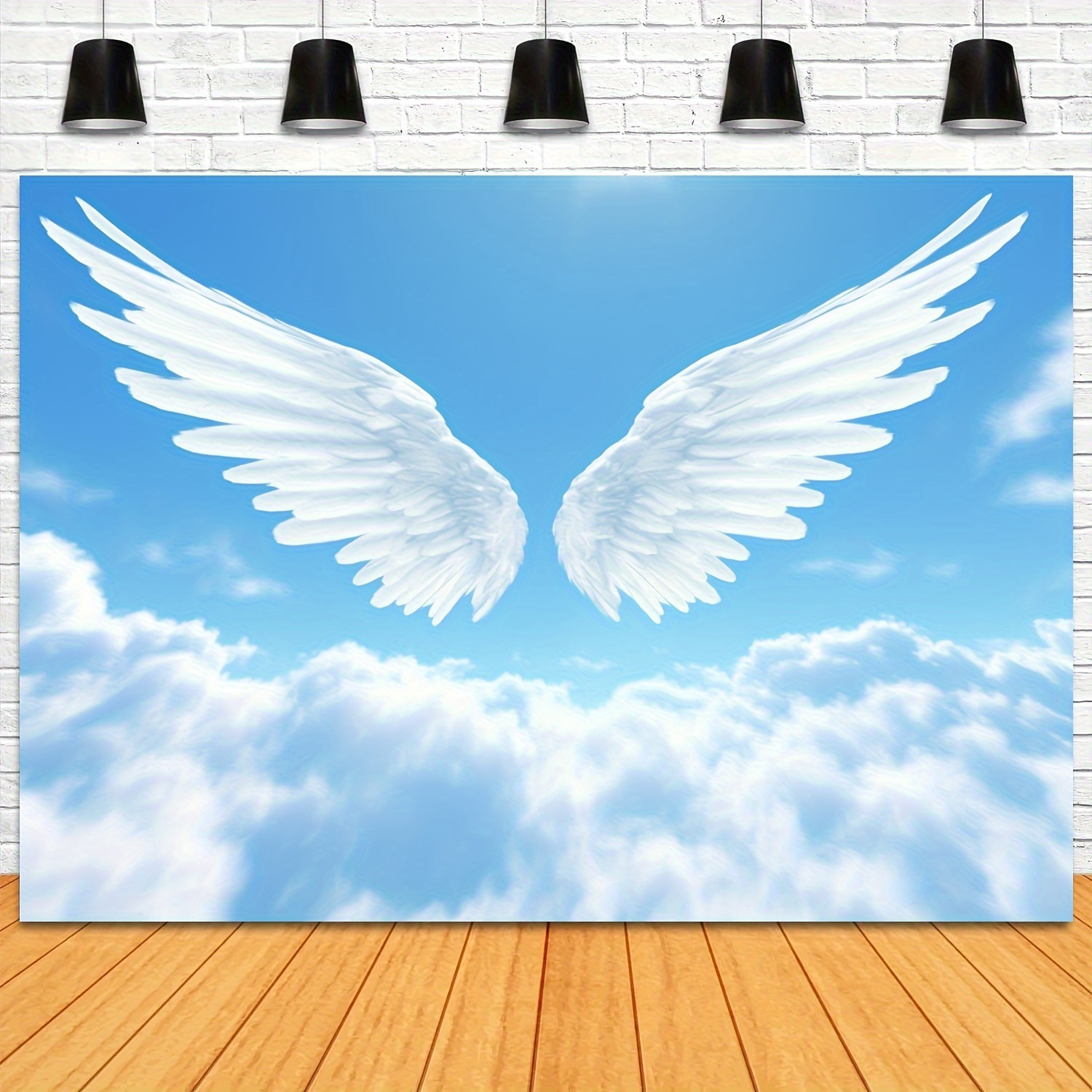 Angel Wings Clouds Sky Tapestr - Baby Nursery Modern 리뷰 및 가격