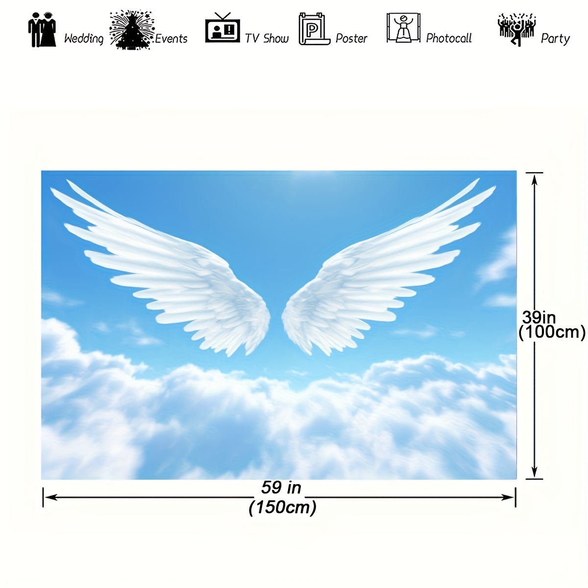 Angel Wings Clouds Sky Tapestr - Baby Nursery Modern 리뷰 및 가격