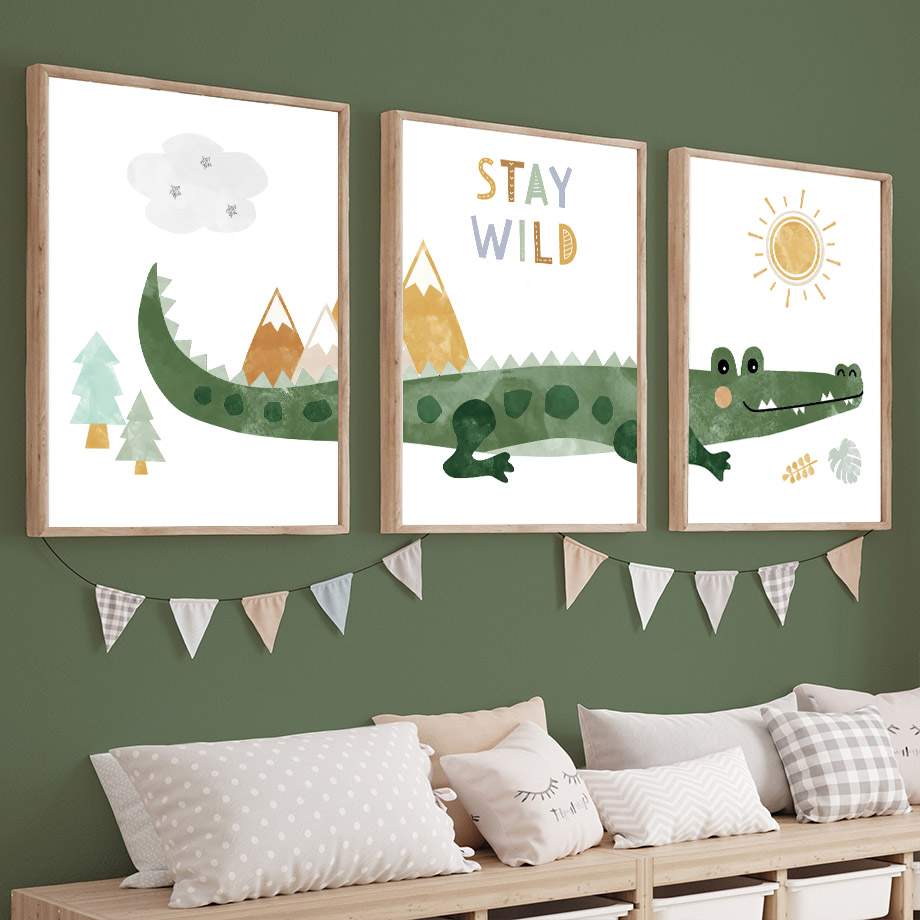Crocodile Balloon Lion Elephan - Baby Nursery Animal Pictures 리뷰 및 가격