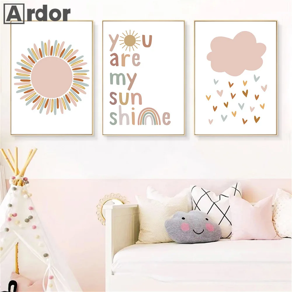 Custom Name Posters Baby Nurse - Baby Nursery You Are My Sunshine 리뷰 및 가격