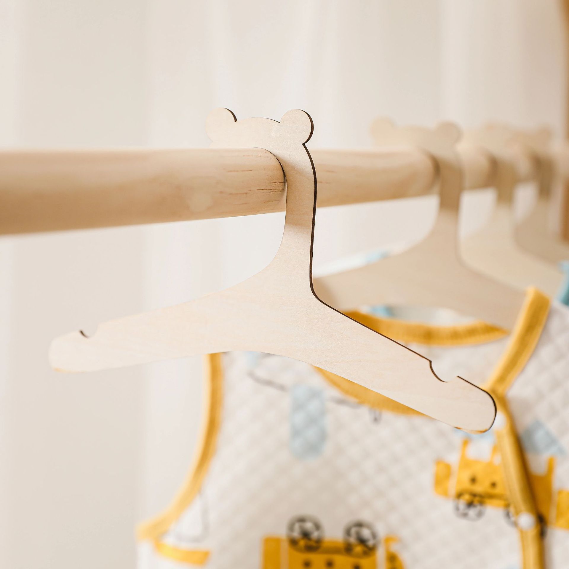 5/10pcs Wooden Baby Hangers Ki - Baby Nursery Uniform 리뷰 및 가격