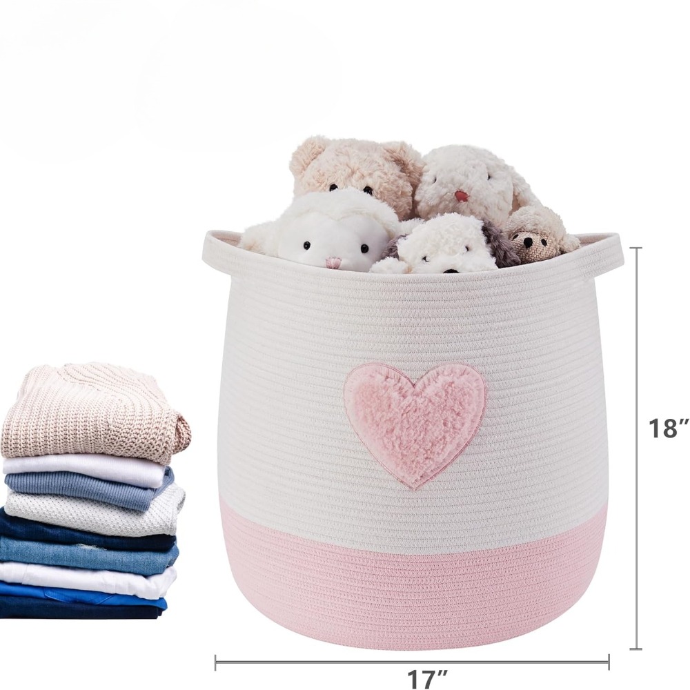 Pink Laundry Basket Hamper for - Baby Nursery Hamper 리뷰 및 가격