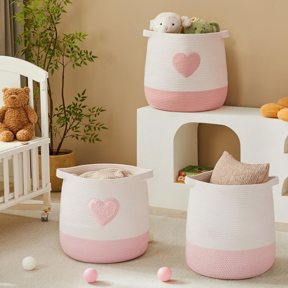 Pink Laundry Basket Hamper for - Baby Nursery Hamper 리뷰 및 가격