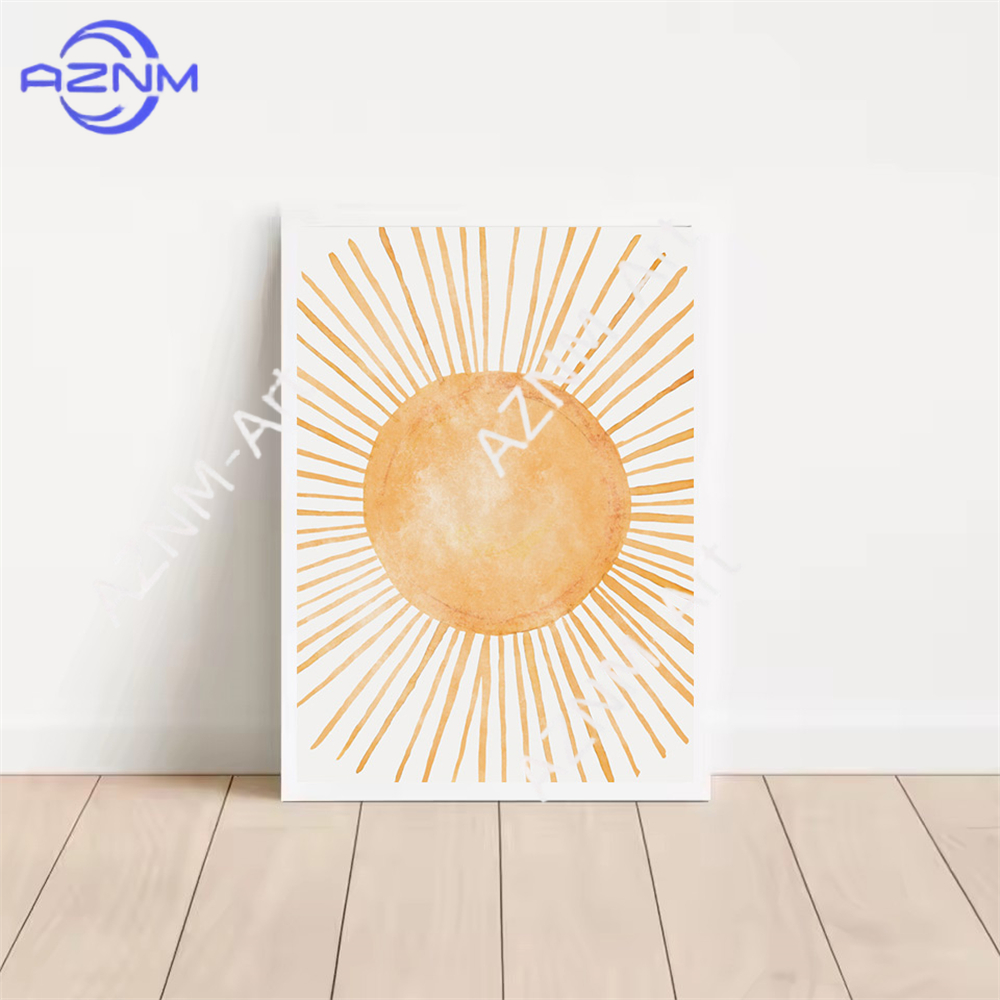 Boho Rainbow Sun Posters Abstr - Baby Nursery You Are My Sunshine 리뷰 및 가격