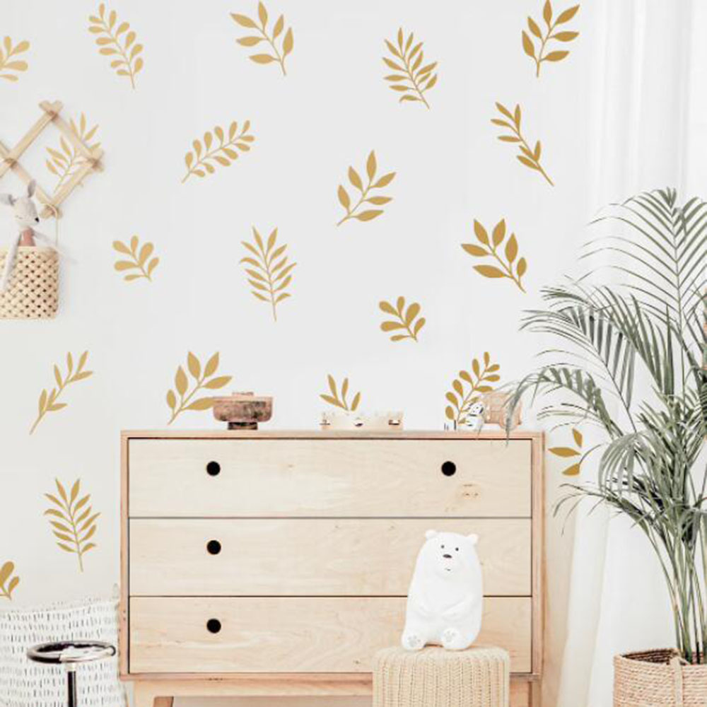 41Pcs Botanical Leaf Wall Stic - Baby Nursery Vinyl Wall Stickers 리뷰 및 가격