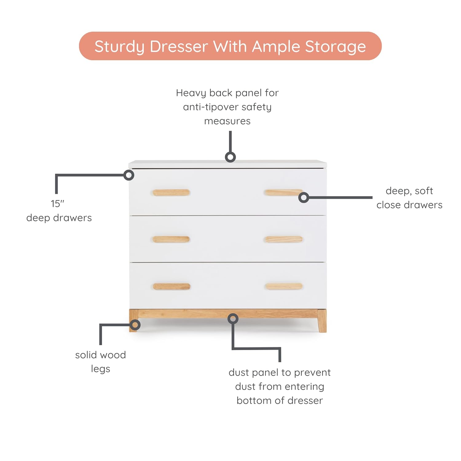 3 Drawer Dresser for Nursery - - Baby Nursery Dresser 리뷰 및 가격