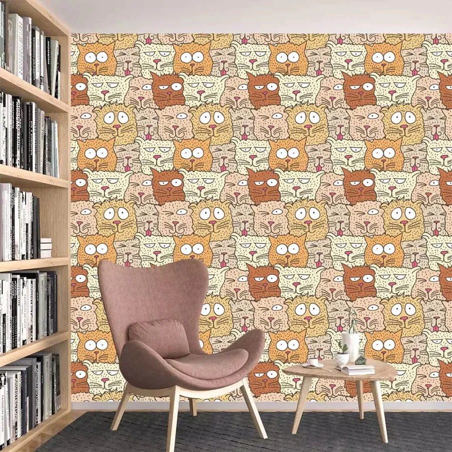 Custom Cartoon Waterproof Peel - Baby Nursery Peel And Stick Wallpaper 리뷰 및 가격