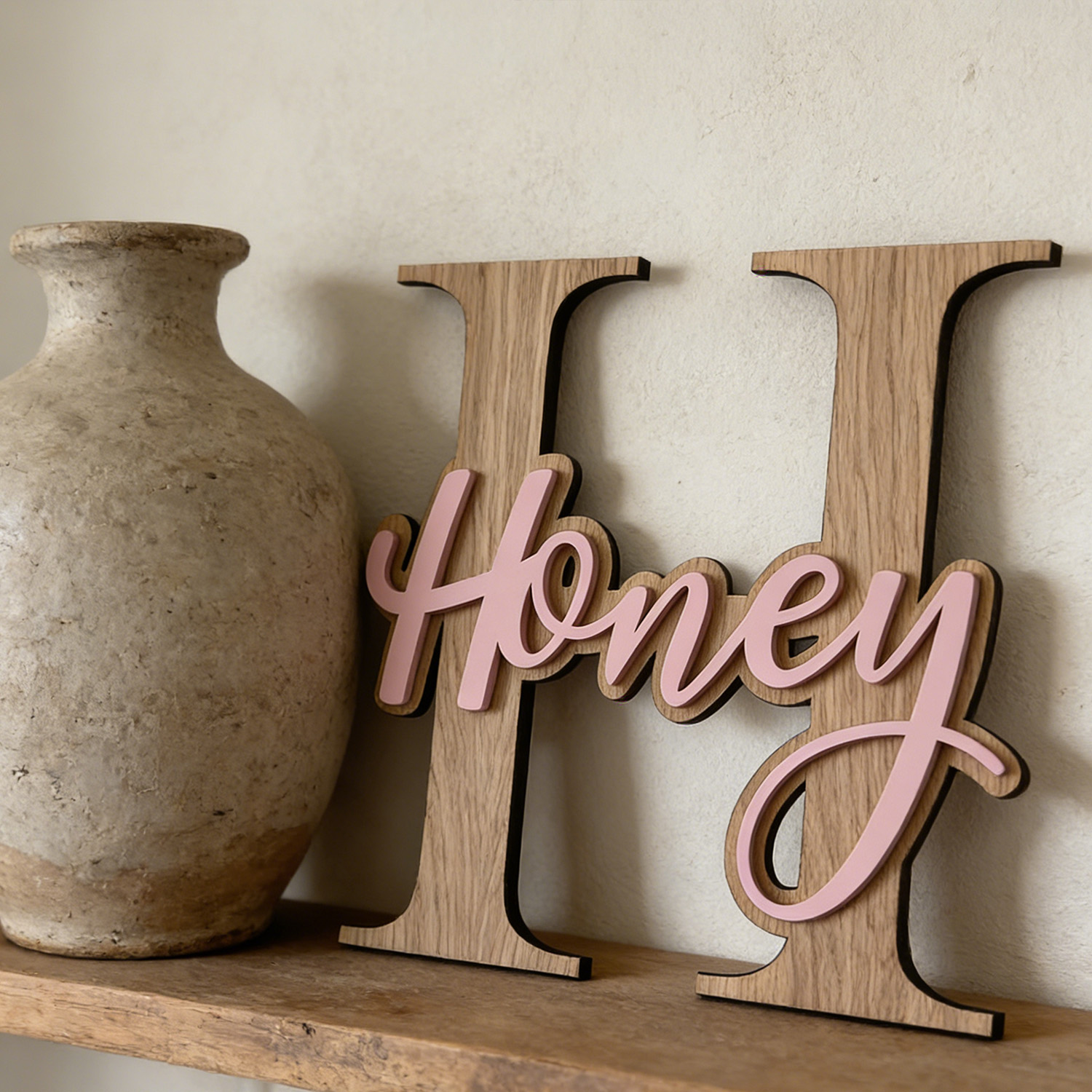 1Pc Custom Pink Alphabet Name  - Baby Nursery Diy 리뷰 및 가격