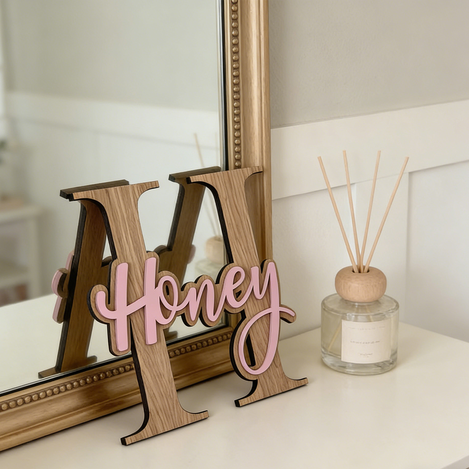 1Pc Custom Pink Alphabet Name  - Baby Nursery Diy 리뷰 및 가격
