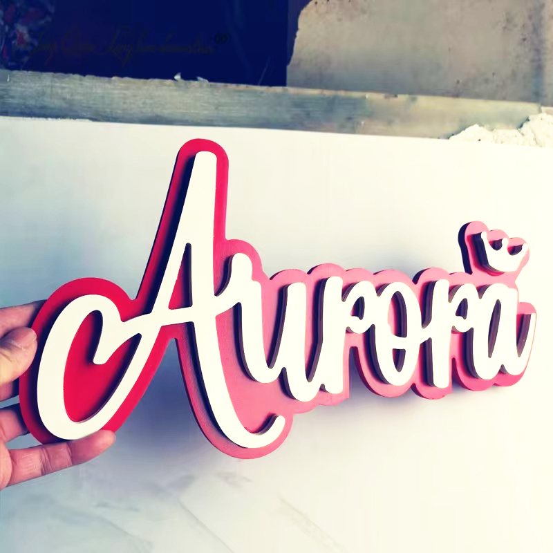 Custom Wooden Name Sign Person - Baby Nursery Modern 리뷰 및 가격