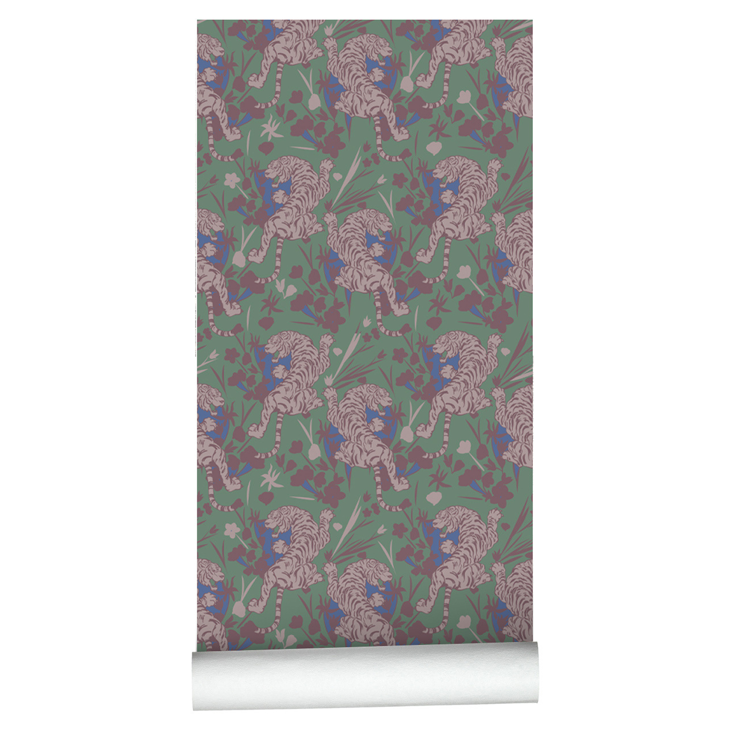 Woodland Tiger Peel and Stick  - Baby Nursery Peel And Stick Wallpaper 리뷰 및 가격