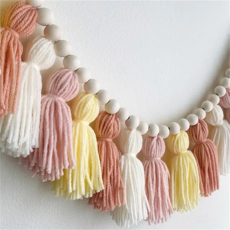 Yellow Boho Tassel Garlands Wa - Baby Nursery Garland 리뷰 및 가격