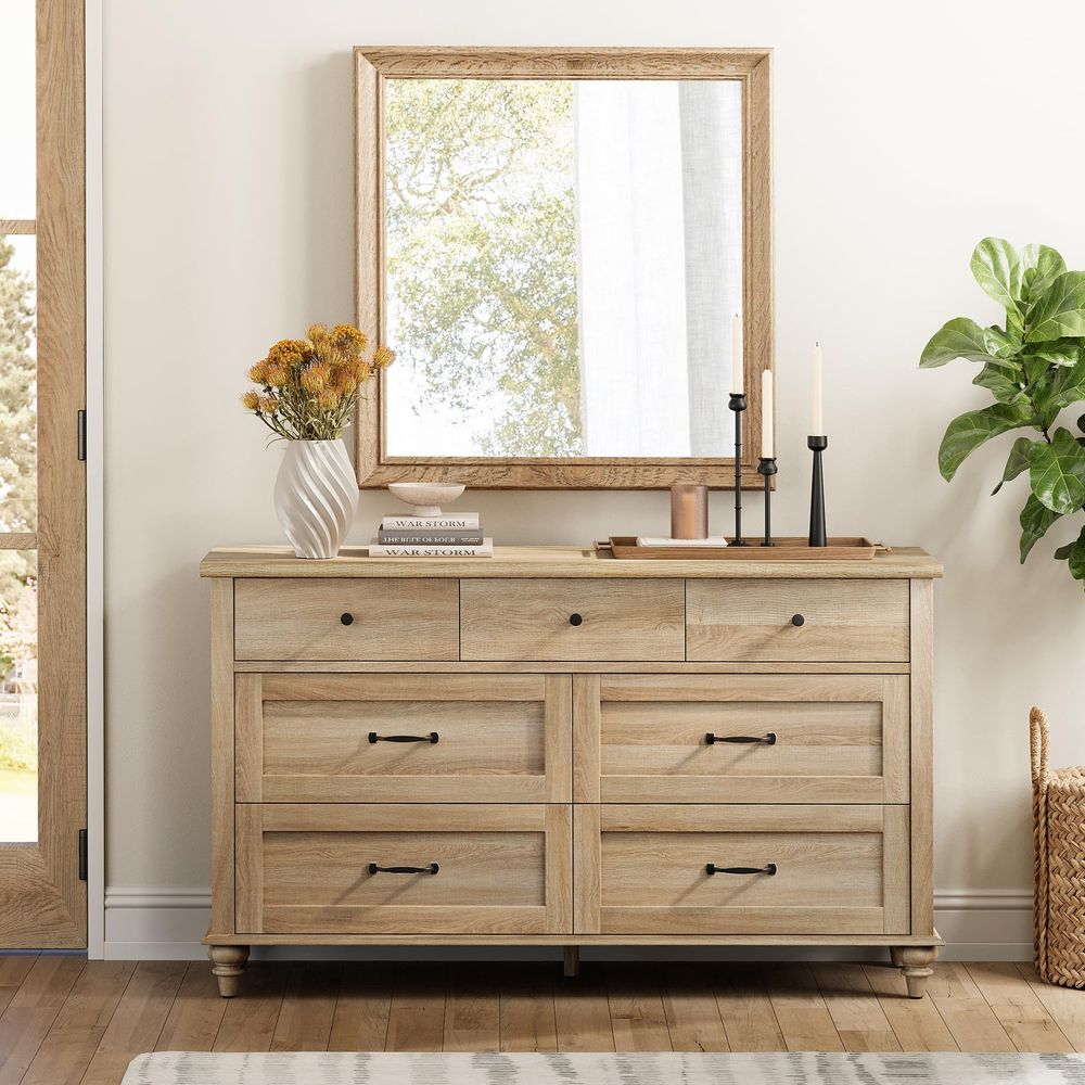Wide Kids Dresser with 7 Drawe - Baby Nursery Chest Of Drawers 리뷰 및 가격