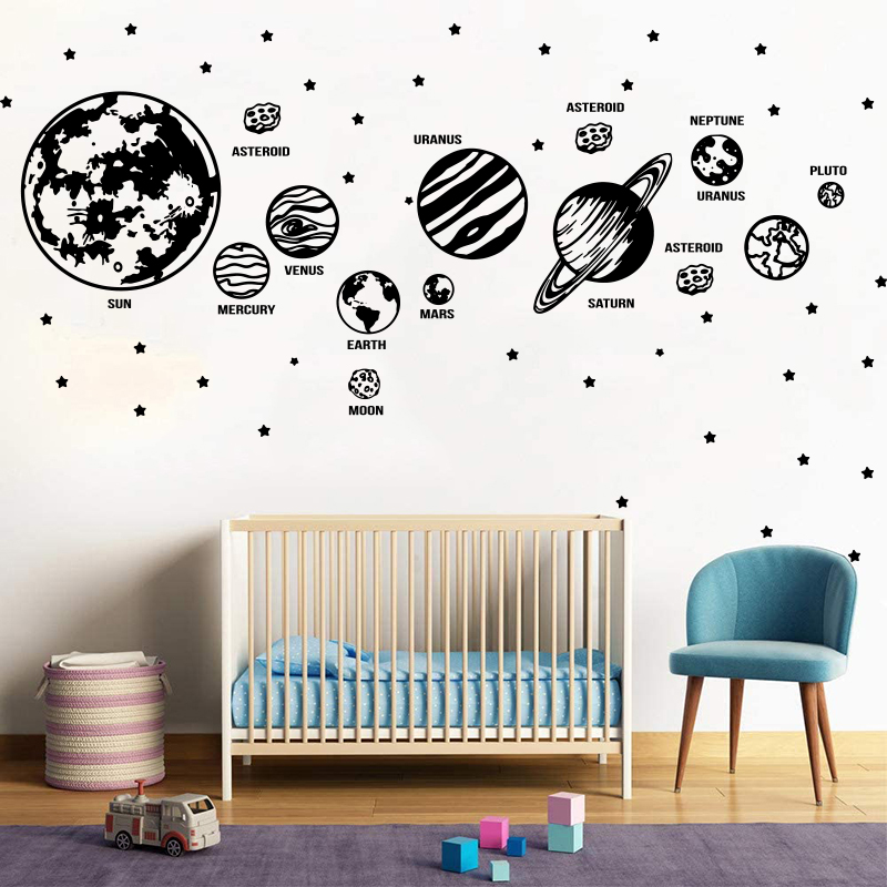 Large Planets Solar System Spa - Baby Nursery Modern 리뷰 및 가격