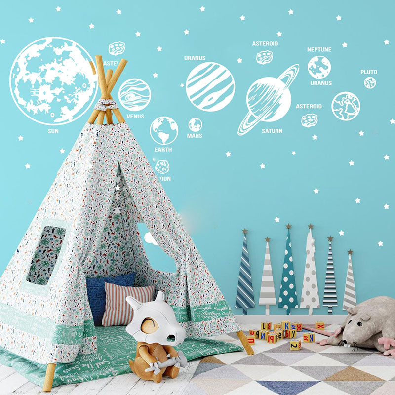 Large Planets Solar System Spa - Baby Nursery Modern 리뷰 및 가격