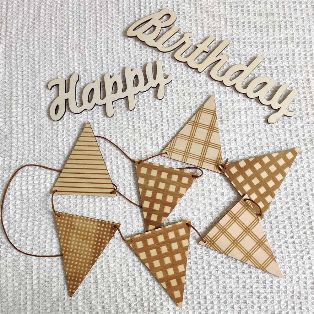 Nordic Wooden Triangle Flag Wa - Baby Nursery Garland 리뷰 및 가격