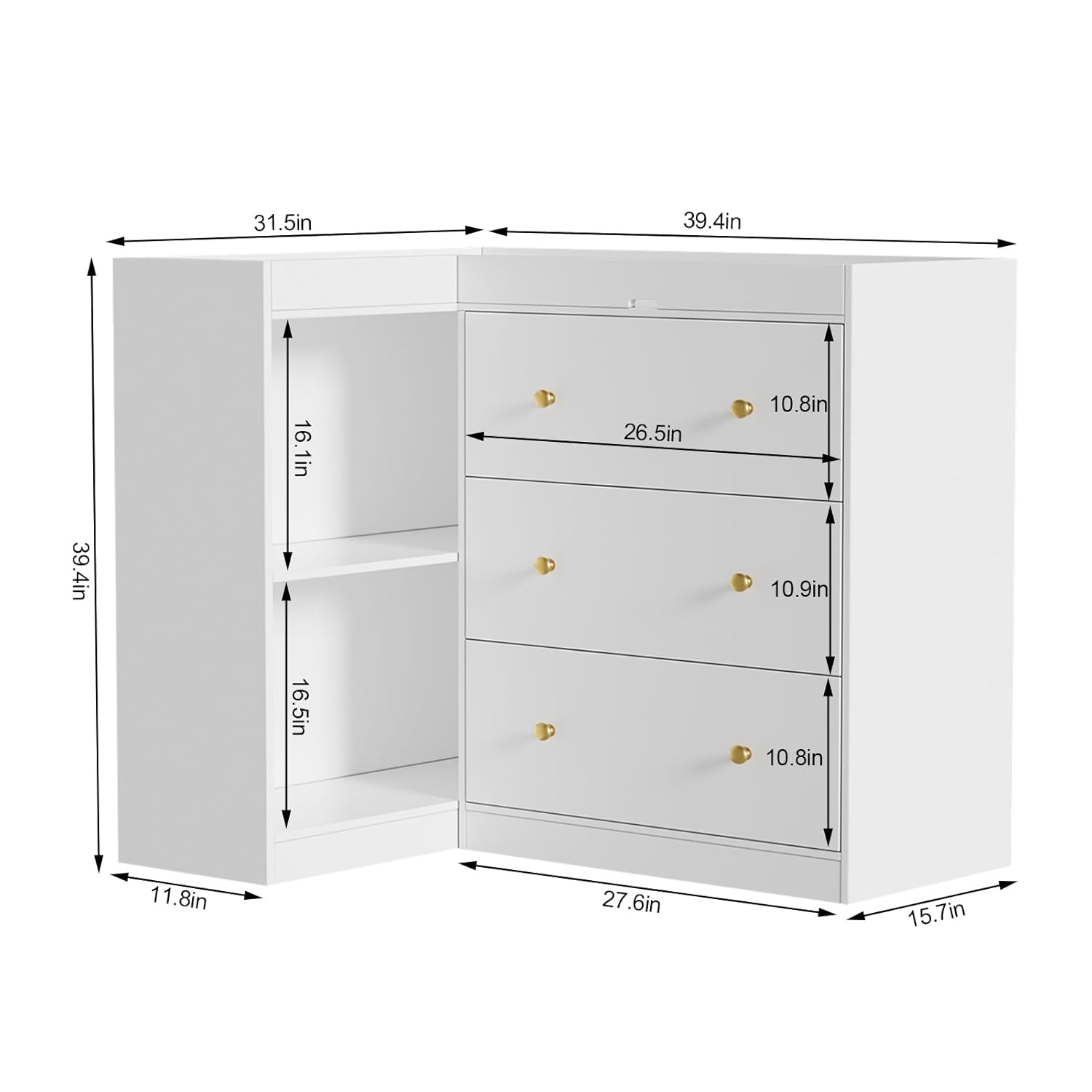 Corner Nursery Changing Table  - Baby Nursery Dresser 리뷰 및 가격