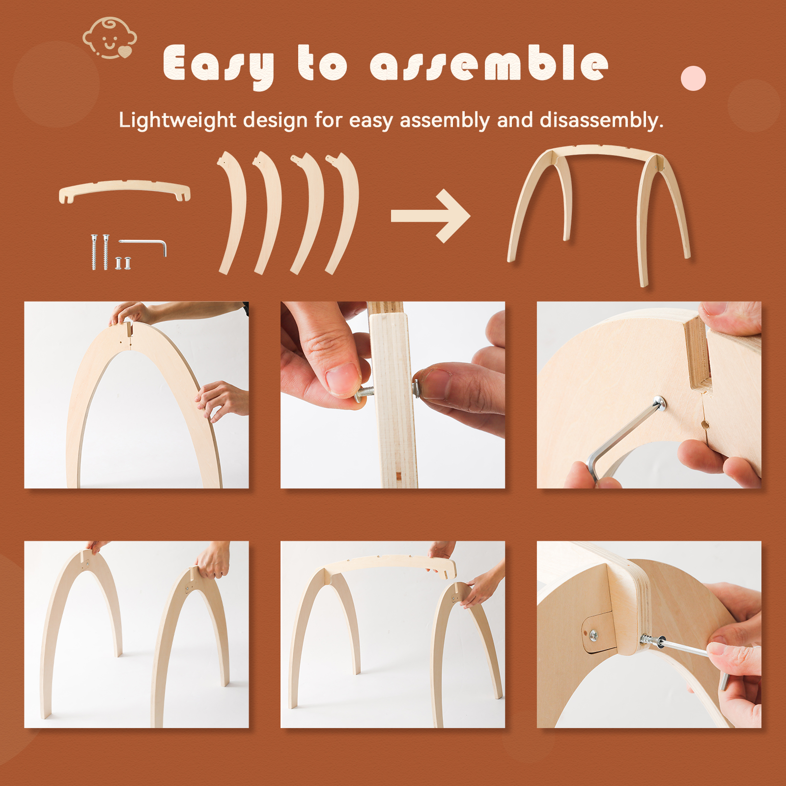 Baby Wooden Toys Play Gym Ordi - Baby Nursery Things 리뷰 및 가격