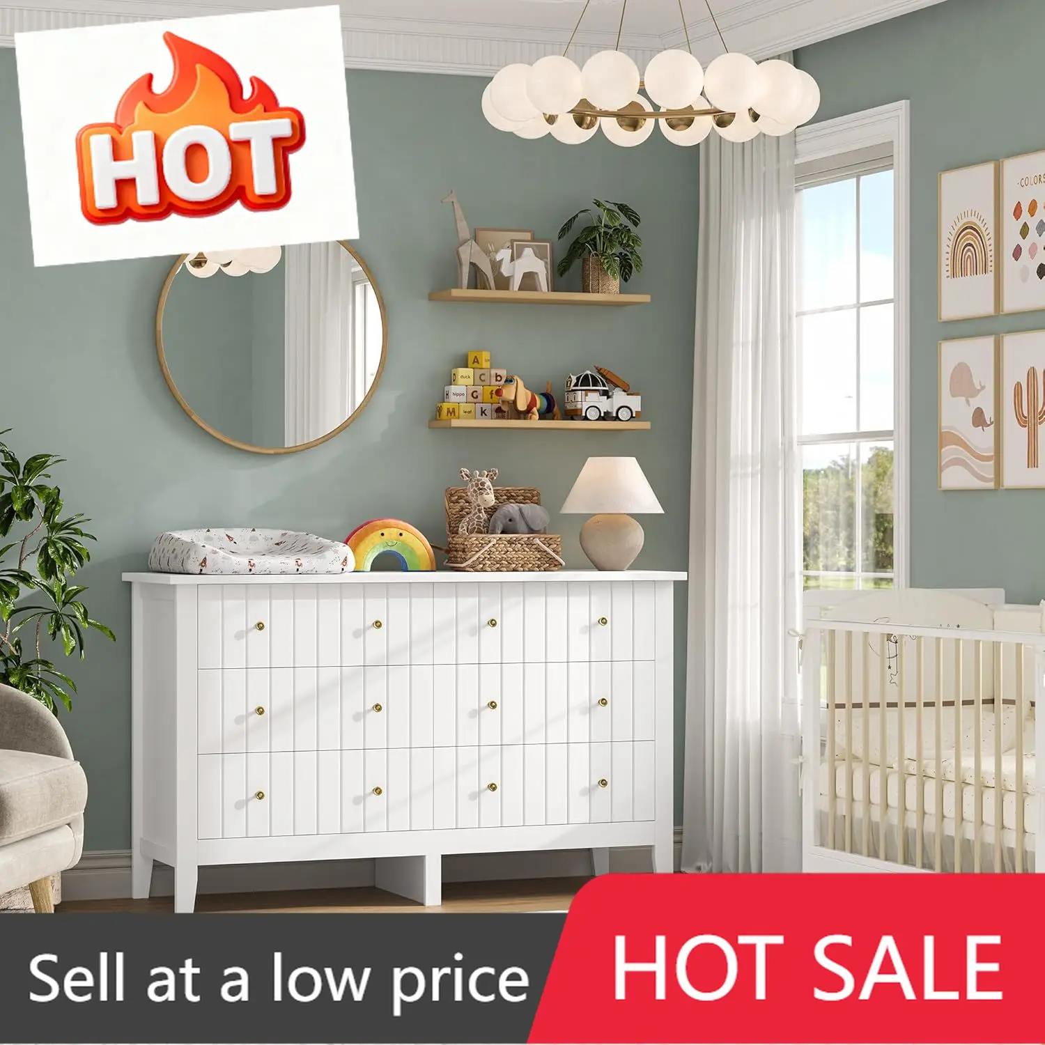White Dresser, Chest of Drawer - Baby Nursery Chest Of Drawers 리뷰 및 가격