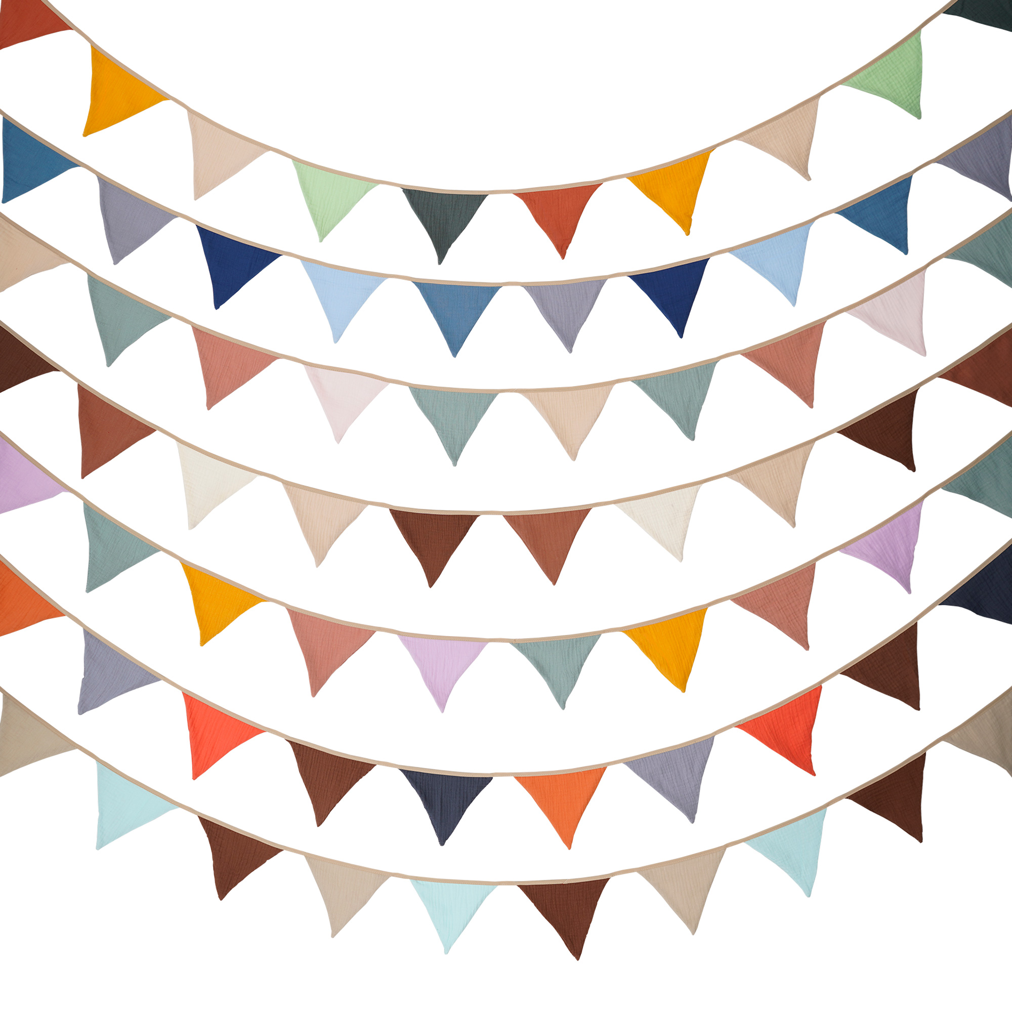 2.6M Nursery Fabric Bunting 10 - Baby Nursery Garland 리뷰 및 가격