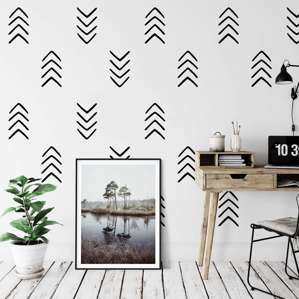 28Pcs Geometric Unique Arrow W - Baby Nursery Vinyl Wall Stickers 리뷰 및 가격