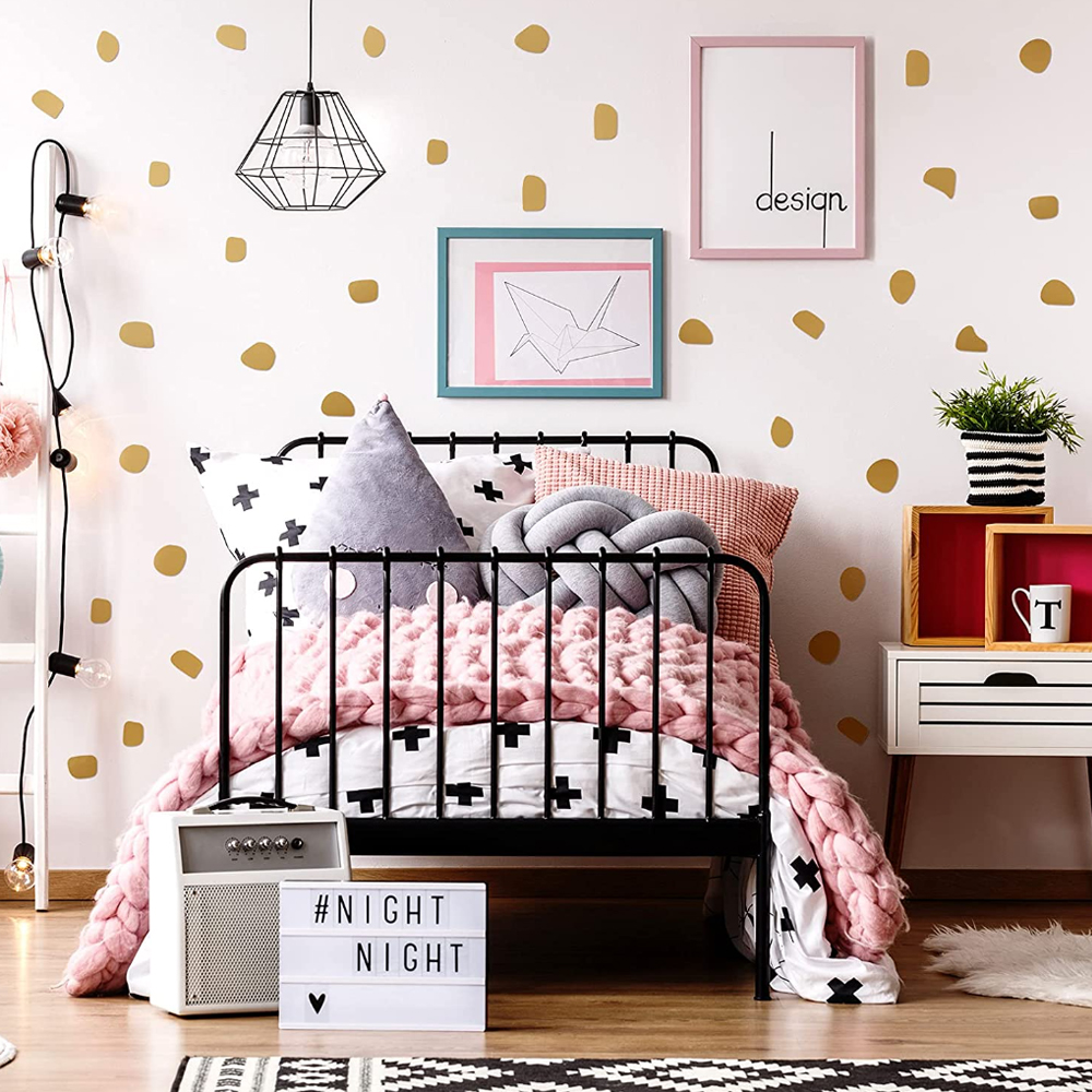 96Pcs/set Cute  Irregular Dots - Baby Nursery Vinyl Wall Stickers 리뷰 및 가격