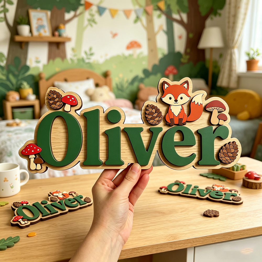 Whimsical Woodland Fox Custom  - Baby Nursery Things 리뷰 및 가격